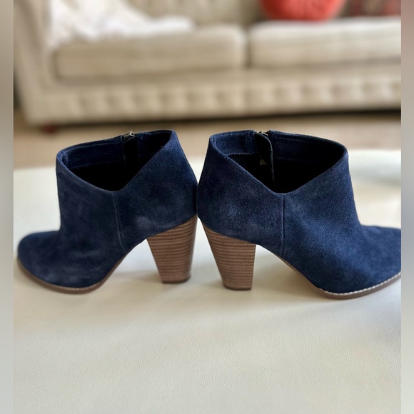 Splendid blue suede bootie 3 1/2” heel Great Condition size 8 - Picture 5 of 6